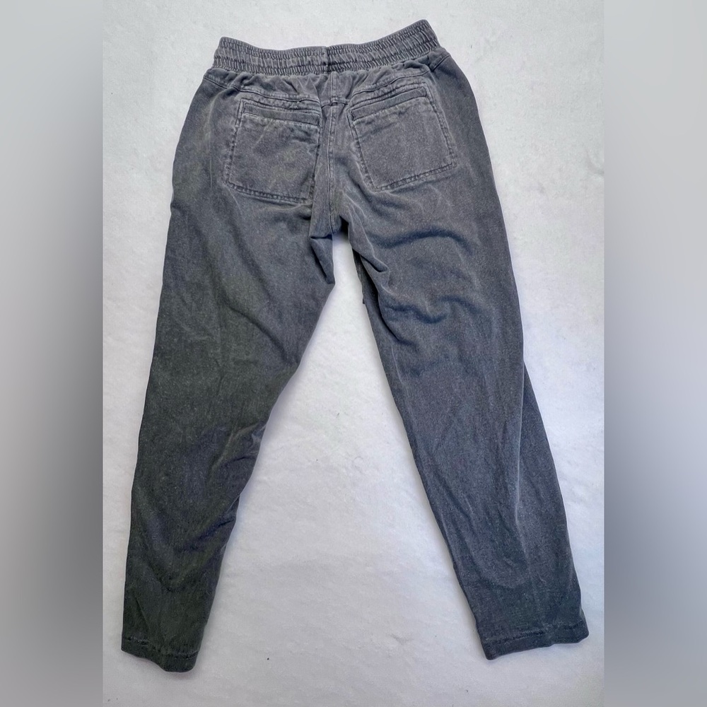 Wrap London Hemp Organic Cotton Jogger Pull On Pants Washed Gray Sz US 4 - Picture 2 of 11
